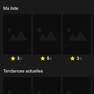 Capture d'érans moyenne des séries