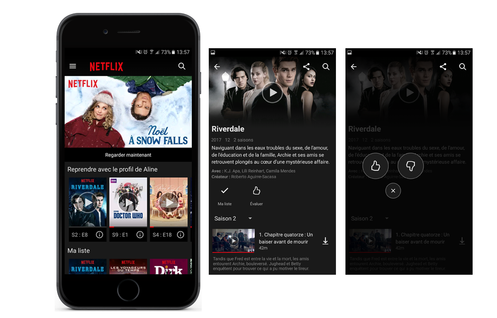 Capture d'érans Netflix original